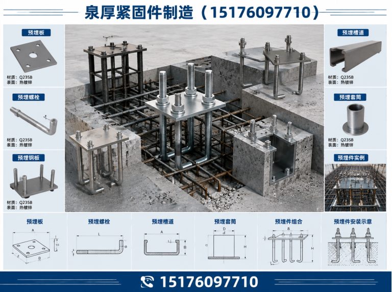 鸡泽县建筑预埋件展示图